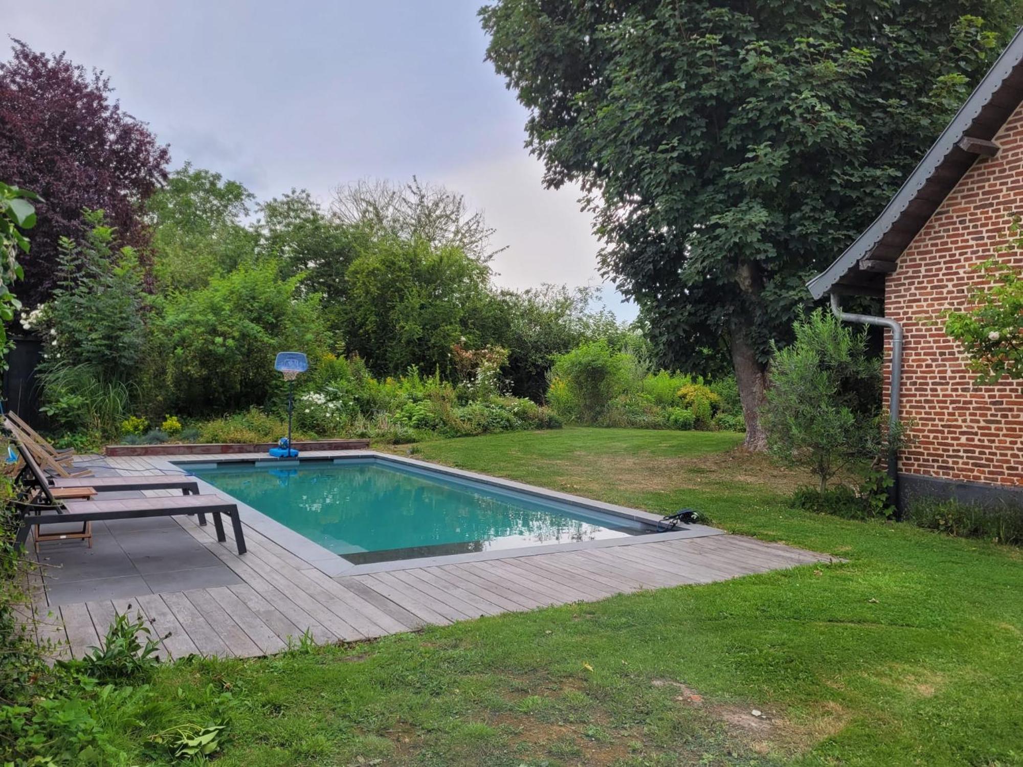 Ferme De Caractere Avec Piscine Et Cheminee Villa Sainghin-en-Mélantois Værelse billede